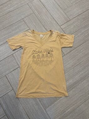 Blue 84 Mustard Lake Vibes V-Neck Tee